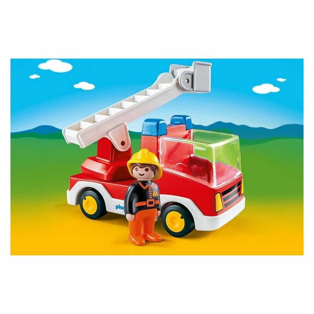 Playset 1.2.3 Fire Truck Playmobil 6967  Comprati.