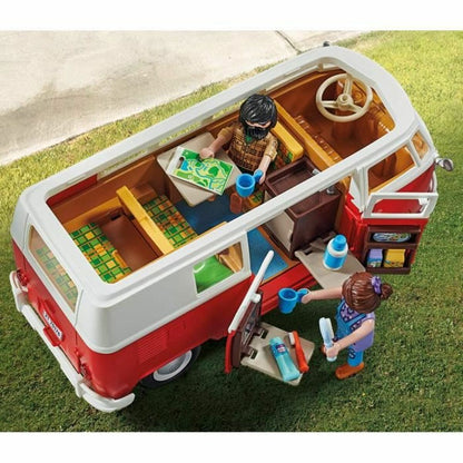 Playset de Vehículos Playmobil 70176 Volkswagen T1 Bus Rojo  Comprati.