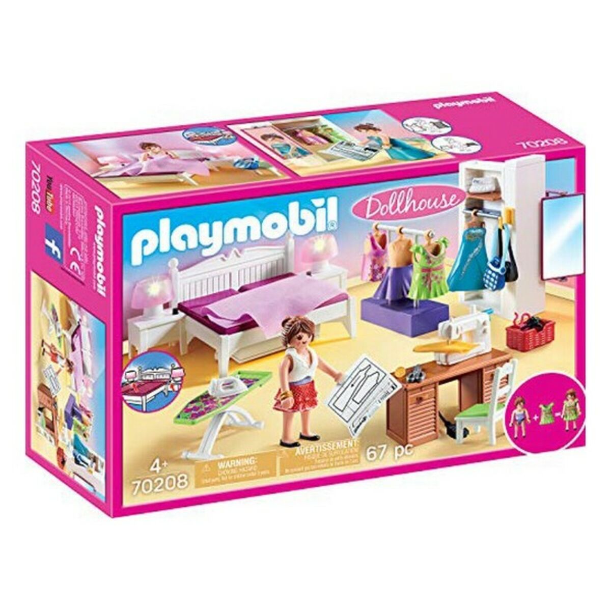 Playset Dollhouse Playmobil 70208 Habitación  Comprati.