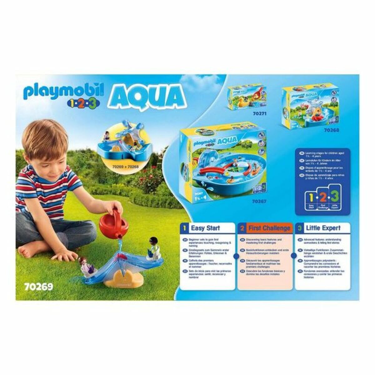 Playset 1,2,3 Water Rocker with Sprinkler Playmobil 70269 ( 7 pcs)  Comprati.