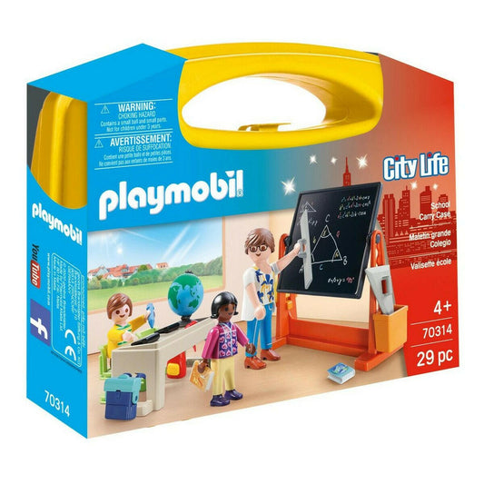 Playset City Life School Carry Case Playmobil 70314 (29 pcs)  Comprati.