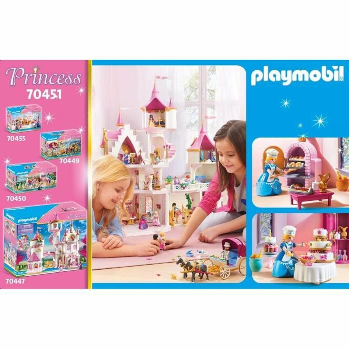 Playset   Playmobil Princess - Palace Pastry 70451         133 Piezas  Comprati.