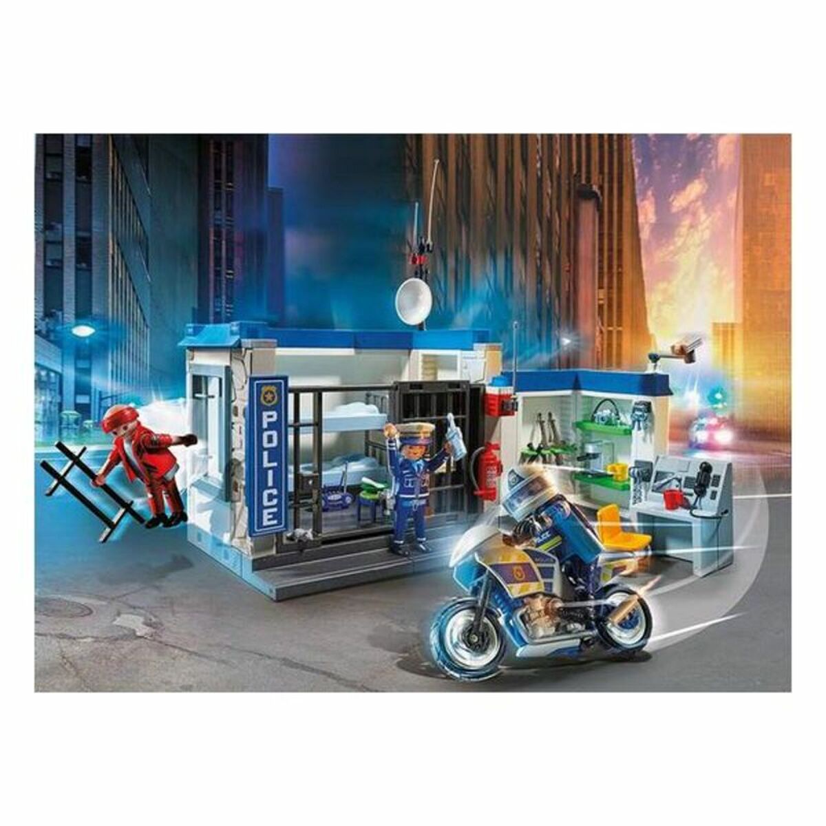 Playset City Action Prison Escape Playmobil 70568 Policía (161 pcs)  Comprati.