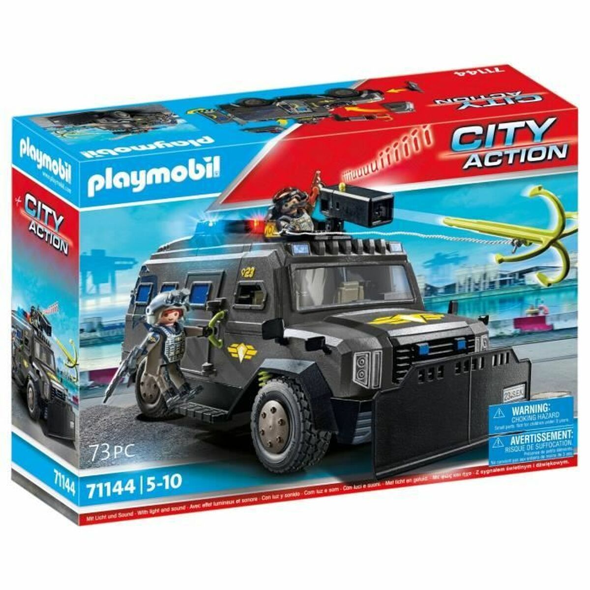 Set de juguetes Playmobil Police car City Action Plástico  Comprati.