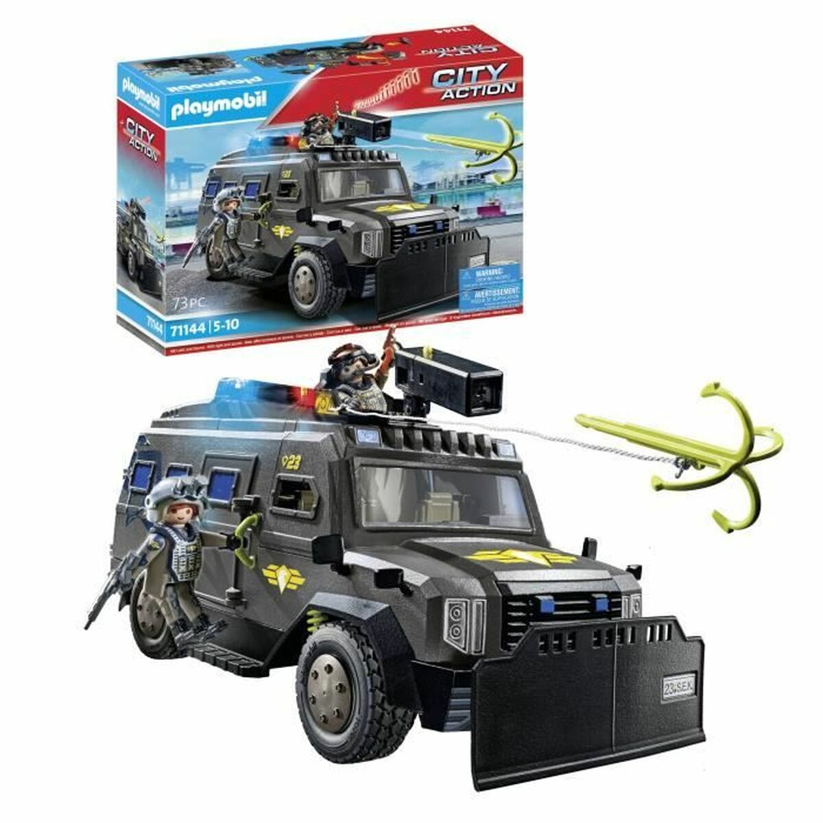 Set de juguetes Playmobil Police car City Action Plástico  Comprati.