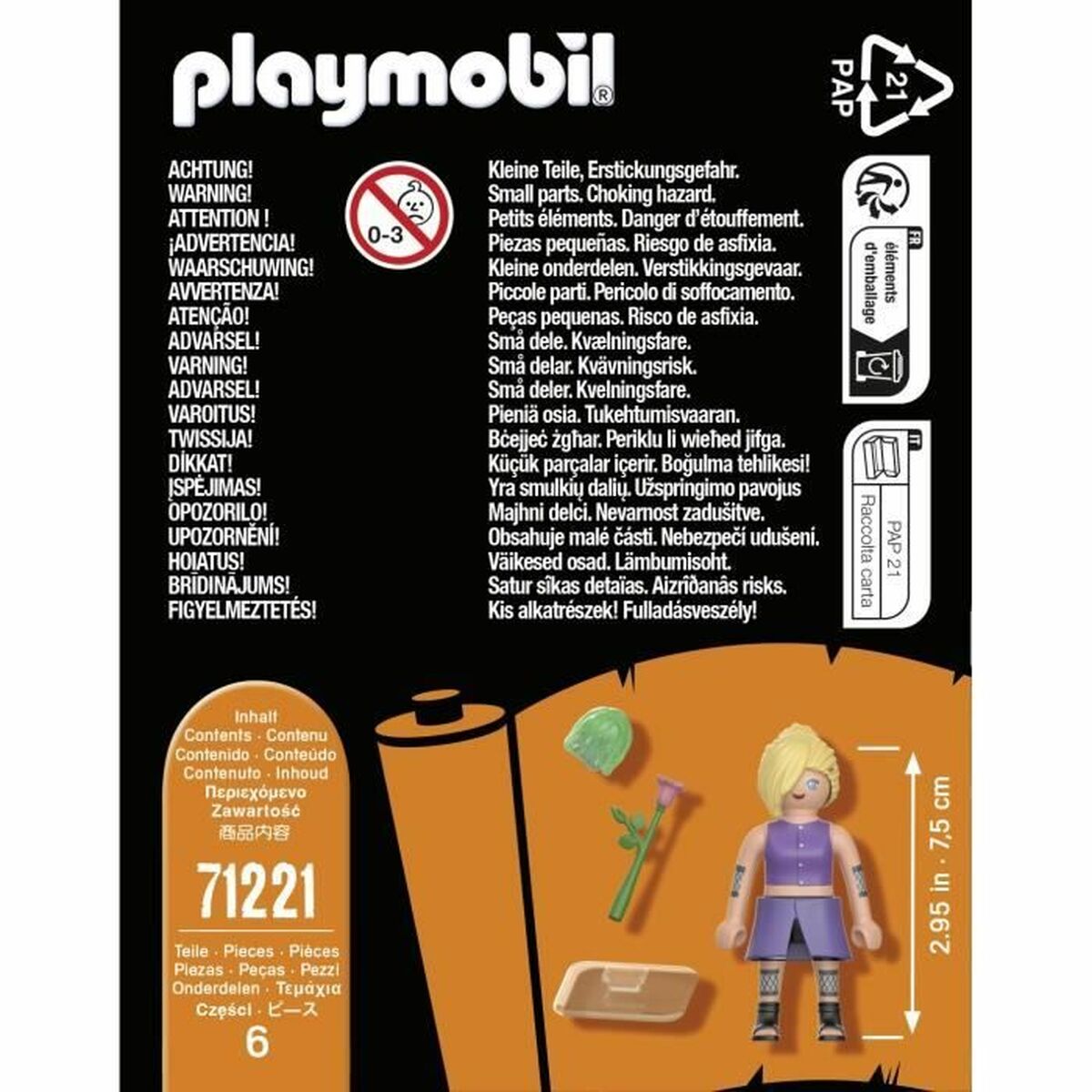 Set de juguetes Playmobil 71221 Naruto Shippuden Plástico 6 Piezas  Comprati.