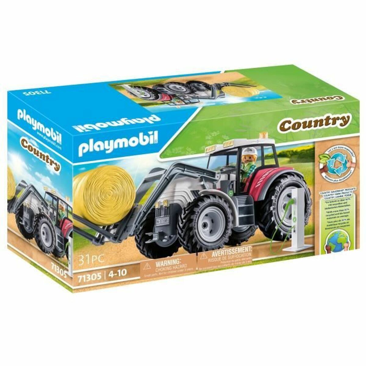 Set de juguetes Playmobil Country Tractor  Comprati.