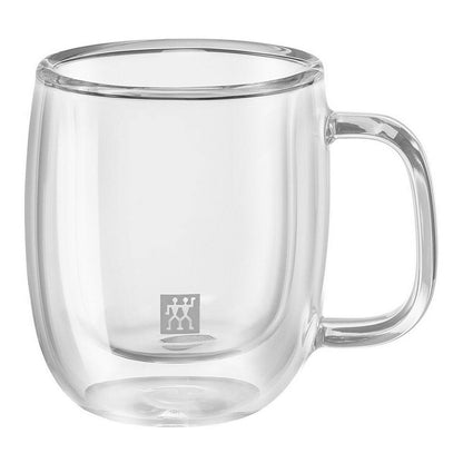 Juego de 2 Tazas de Café Zwilling 39500-110 Vidrio de Borosilicato 80 ml Transparente 2 Piezas (2 Unidades)  Comprati.