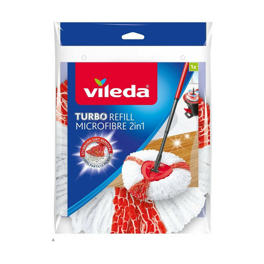 Recambio de Mopa Para Fregar Vileda Turbo 2in1 Microfibra Poliamida Poliéster (1 unidad)  Comprati.