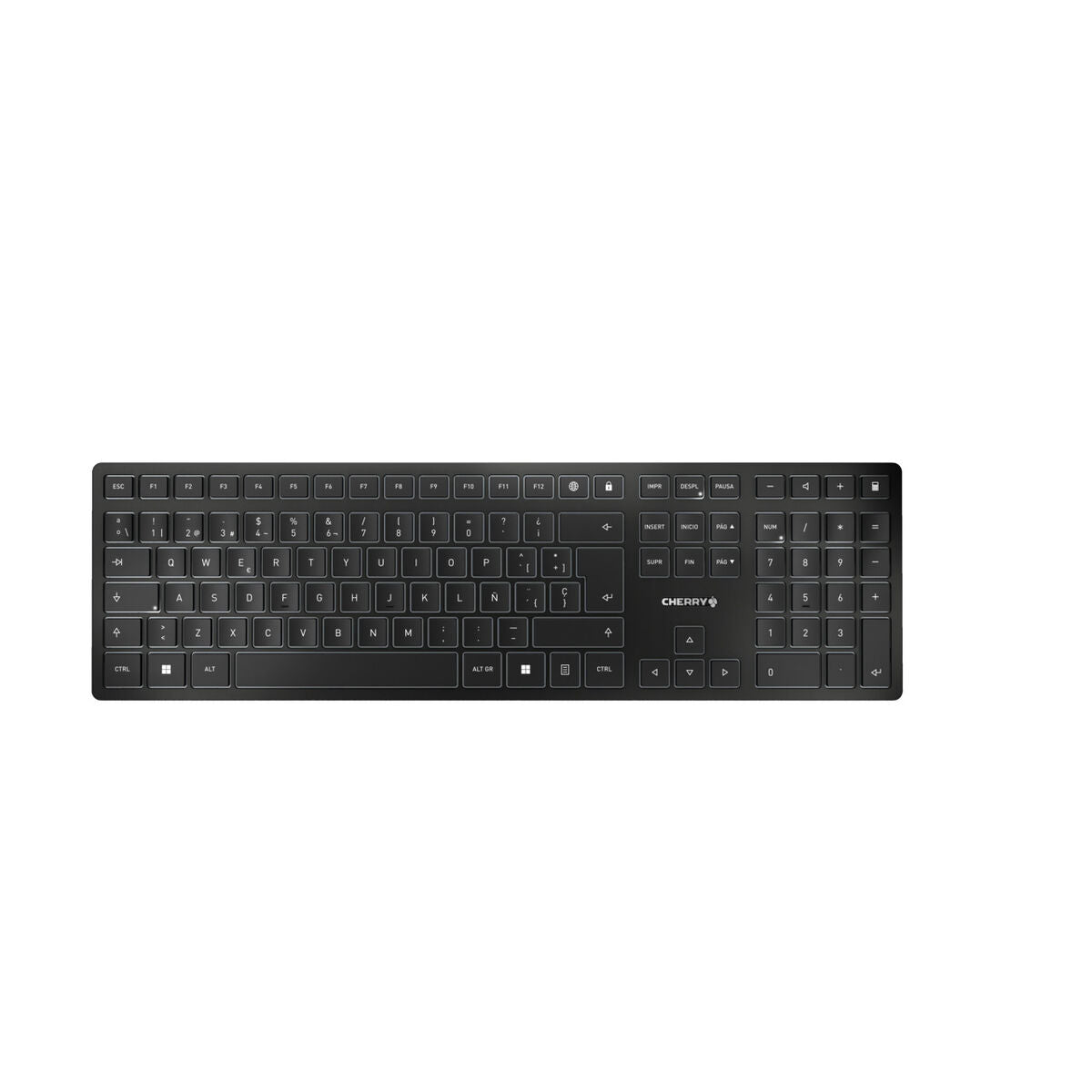 Teclado Bluetooth Cherry KW 9100 SLIM Qwerty Español  Comprati.