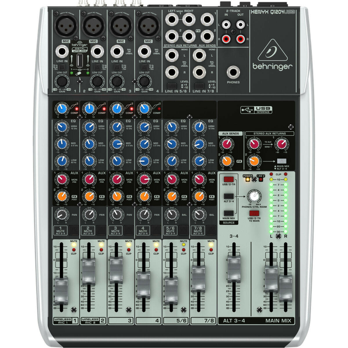 Mesa de Mezclas Behringer Q1204USB  Comprati.