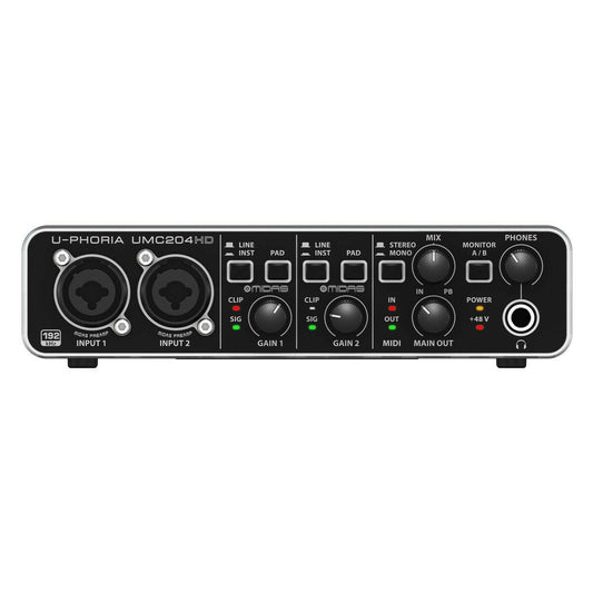 Interfaz de audio Behringer UMC204HD  Comprati.