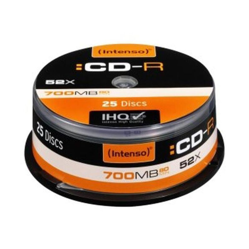 CD-R INTENSO 1001124 52x 700 MB (25 uds)  Comprati.