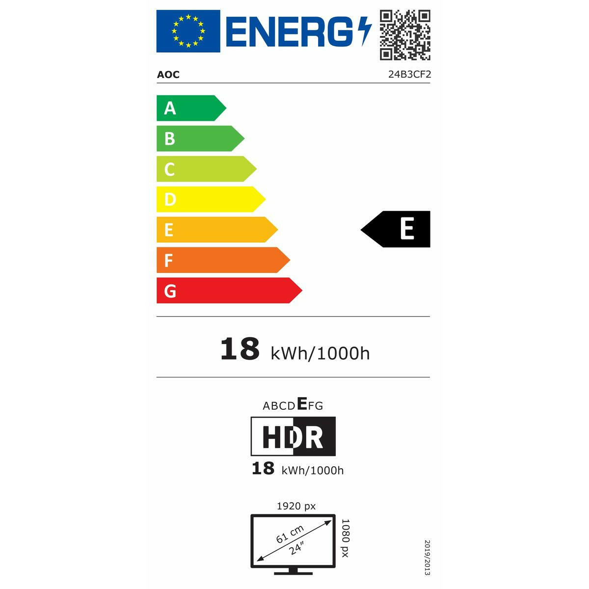 Monitor AOC 24B3CF2 Full HD 23,8" 100 Hz  Comprati.