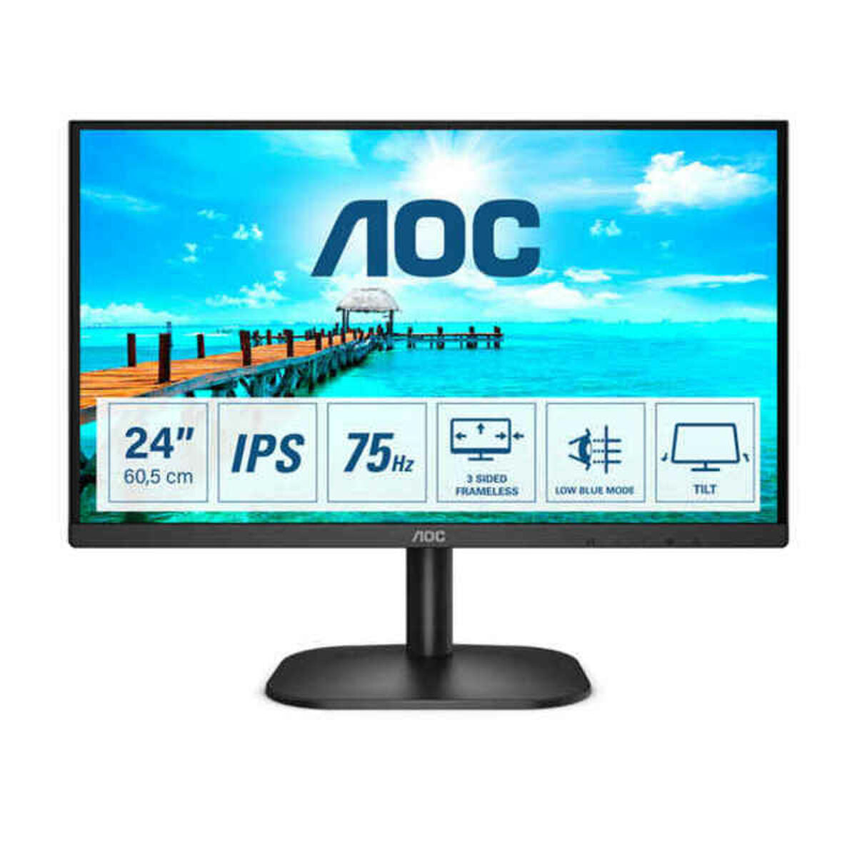 Monitor AOC 24B2XDA 23,8" Full HD 75 Hz 120 Hz  Comprati.