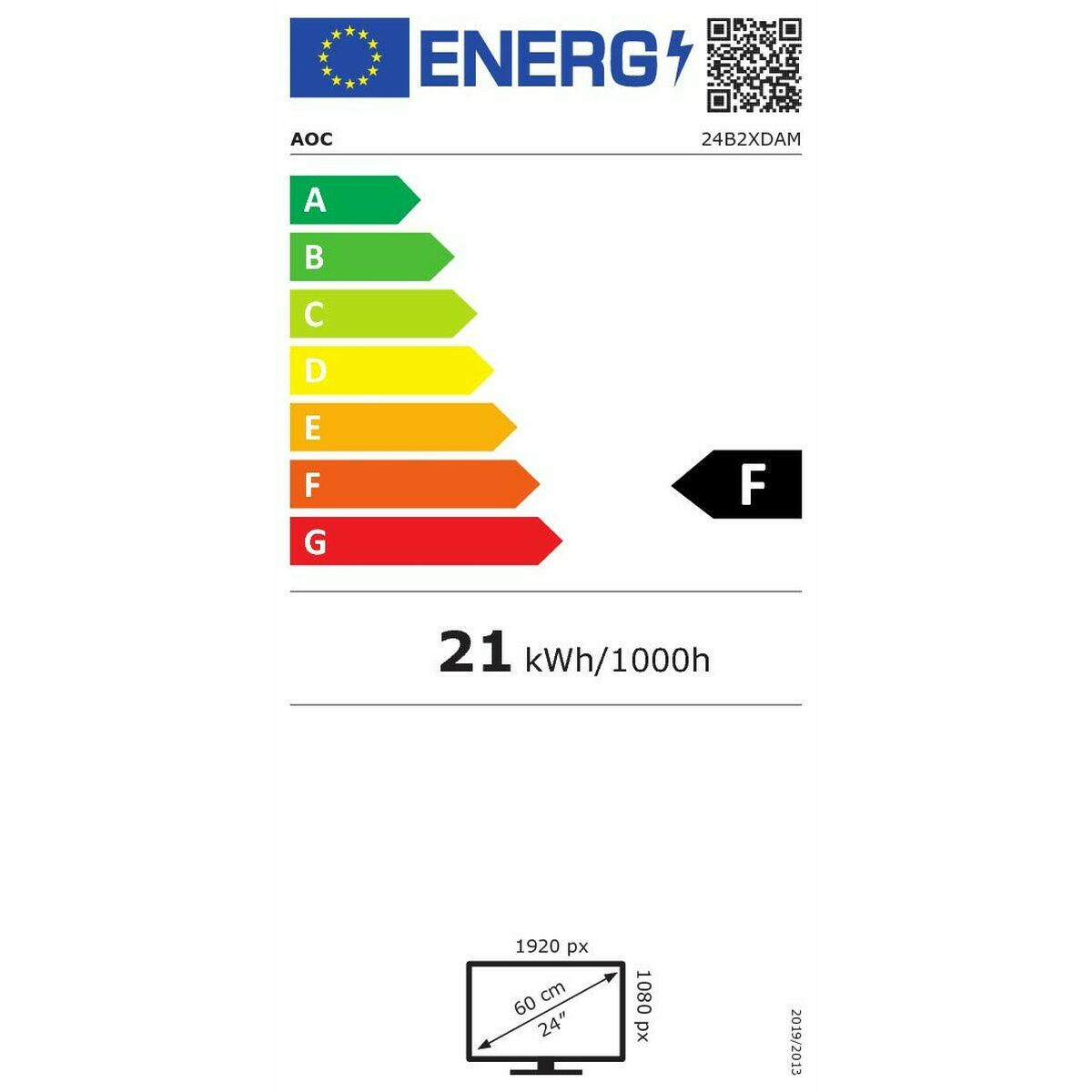 Monitor AOC 24B2XDAM Full HD 23,8" 75 Hz WLED  Comprati.