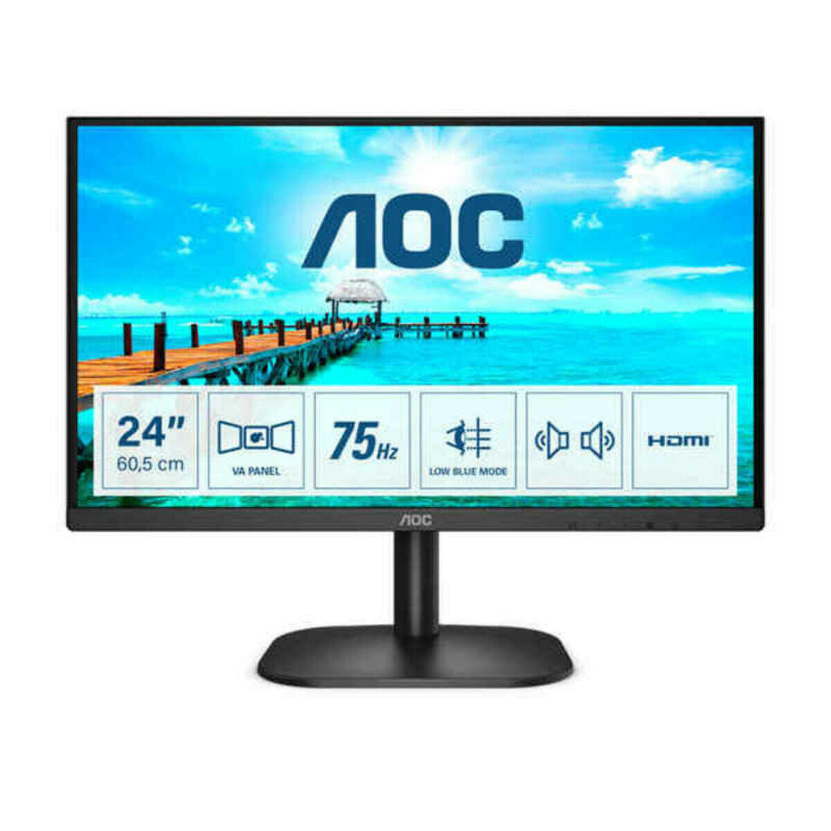 Monitor AOC 24B2XDAM Full HD 23,8" 75 Hz WLED  Comprati.