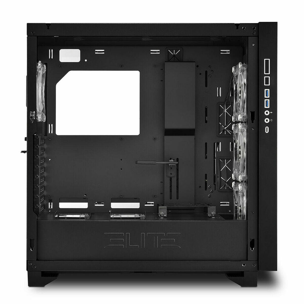 Caja Semitorre ATX Sharkoon CA300T Negro RGB  Comprati.