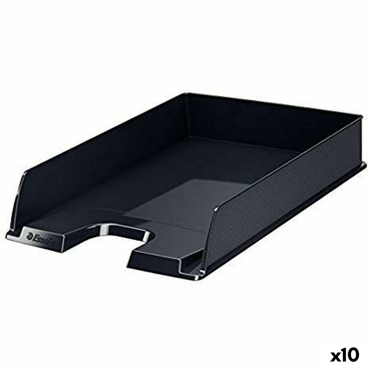 Set de Bandejas organizadoras Esselte Europost Opaco Negro 10 Unidades  Comprati.