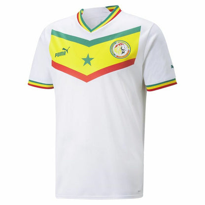 Camiseta de Fútbol de Manga Corta Hombre Puma Senegal Blanco  Comprati.