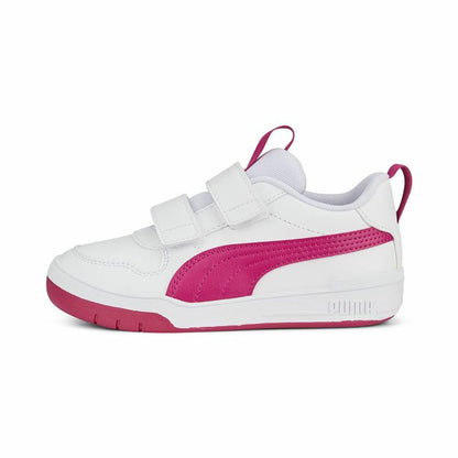 Zapatillas Deportivas Infantiles Puma Multiflex Sl V Blanco Rosa  Comprati.