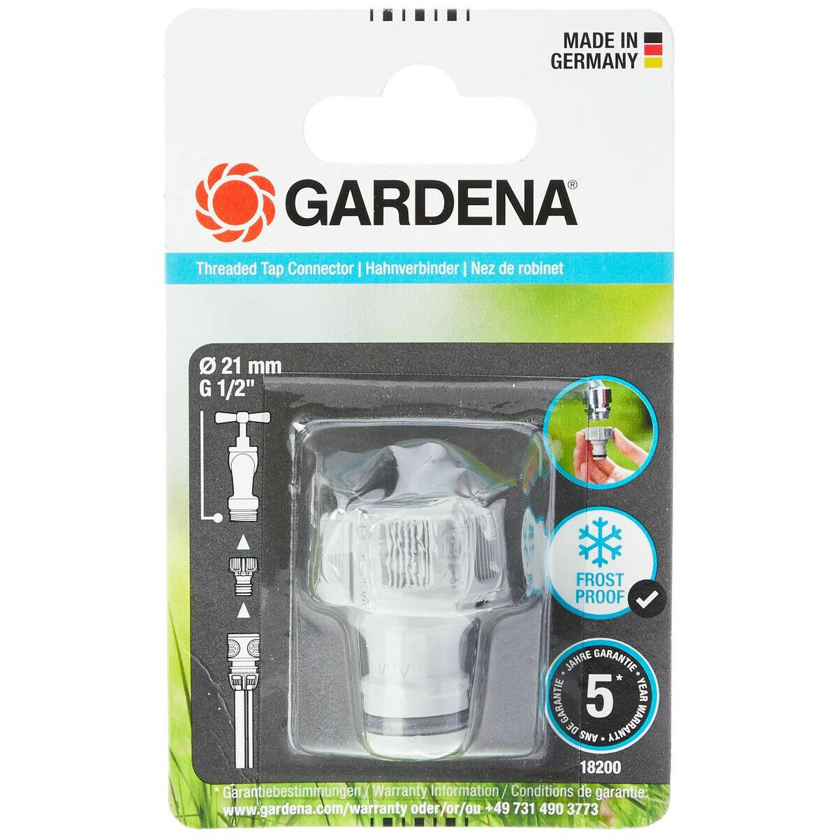 Boquilla Gardena 18200-20 Adaptador (1/2")  Comprati.