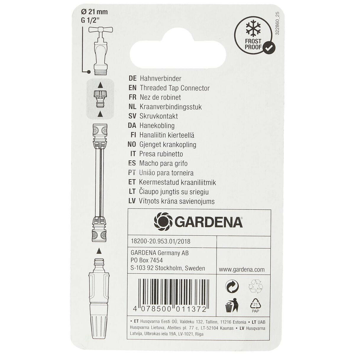 Boquilla Gardena 18200-20 Adaptador (1/2")  Comprati.