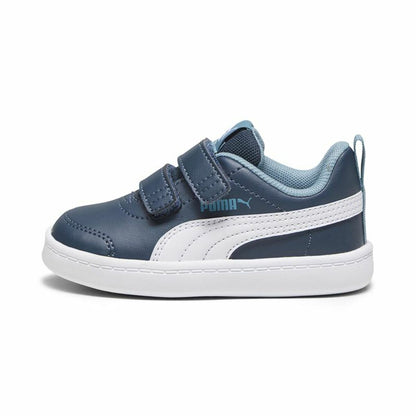 Zapatillas Deportivas Infantiles Puma Courtflex V2 V Azul  Comprati.