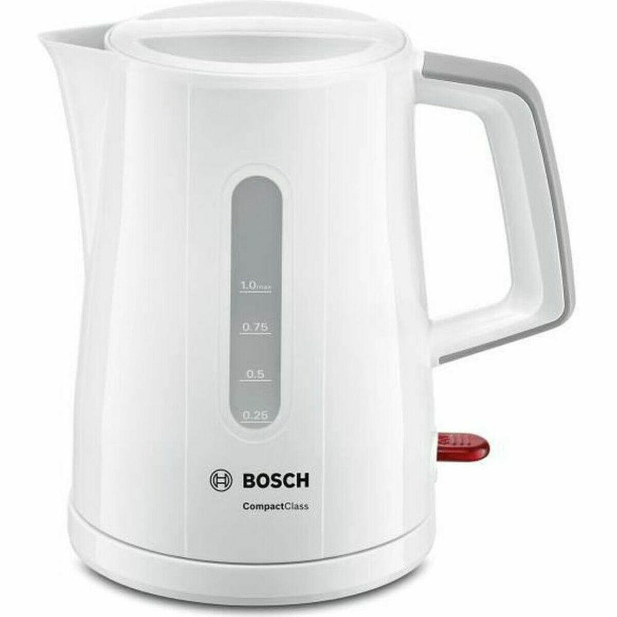 Hervidor BOSCH TWK3A051 Blanco Plástico 2000 W 1 L Blanco/Gris  Comprati.