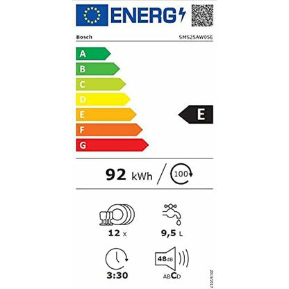 Lavavajillas BOSCH SMS25AW05E Blanco 60 cm  Comprati.