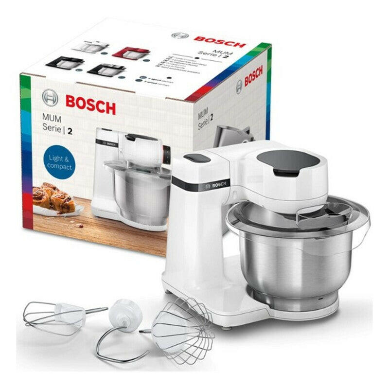 Robot de Cocina BOSCH MUMS2EW00 Blanco Negro Plateado 900 W  Comprati.