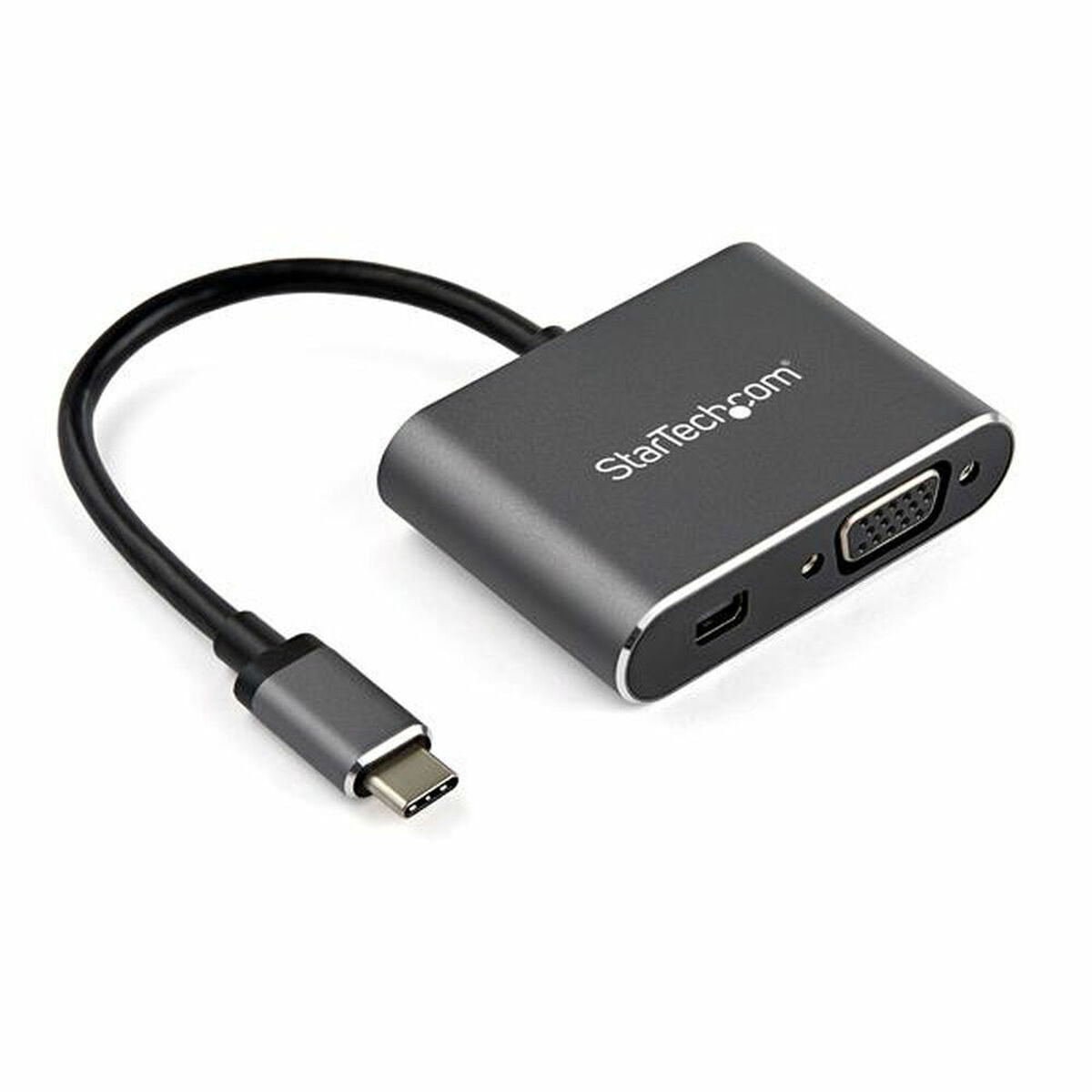 Adaptador USB C a VGA/MiniDisplayPort Startech CDP2MDPVGA           Gris  Comprati.