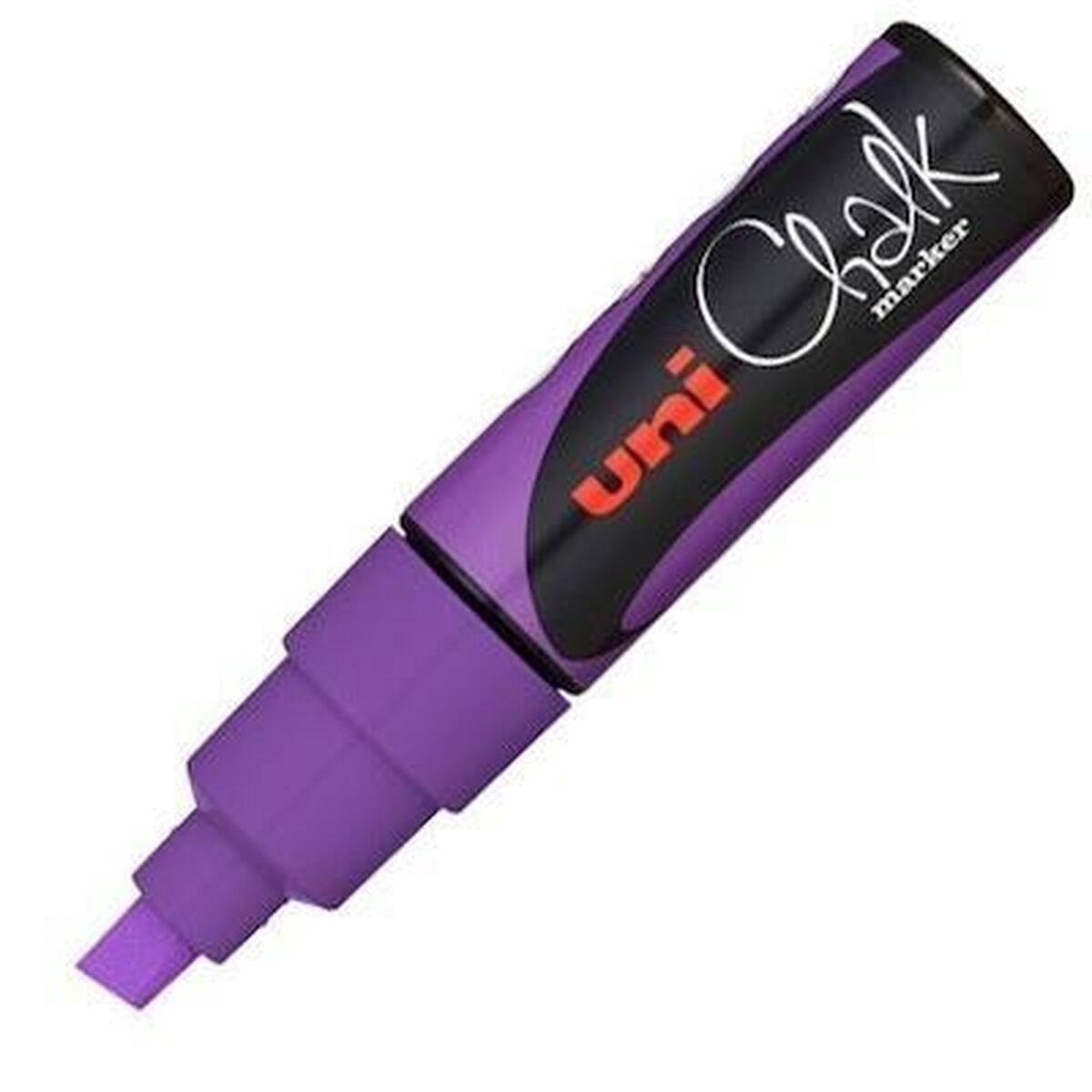 Rotuladores de tiza líquida Uni-Ball PWE-8K Violeta (6 Piezas) (6 Unidades)  Comprati.