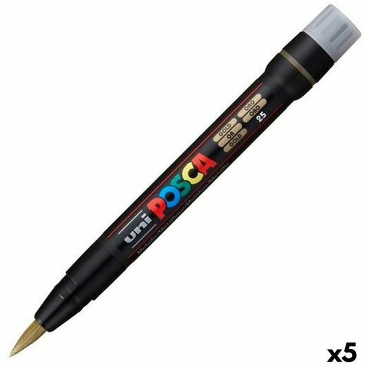 Rotuladores POSCA PCF-350 Dorado (5 Unidades)  Comprati.