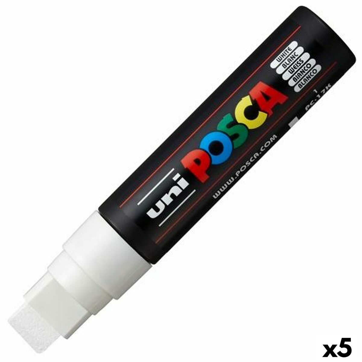 Rotuladores POSCA PC-17K Blanco 5 Unidades  Comprati.