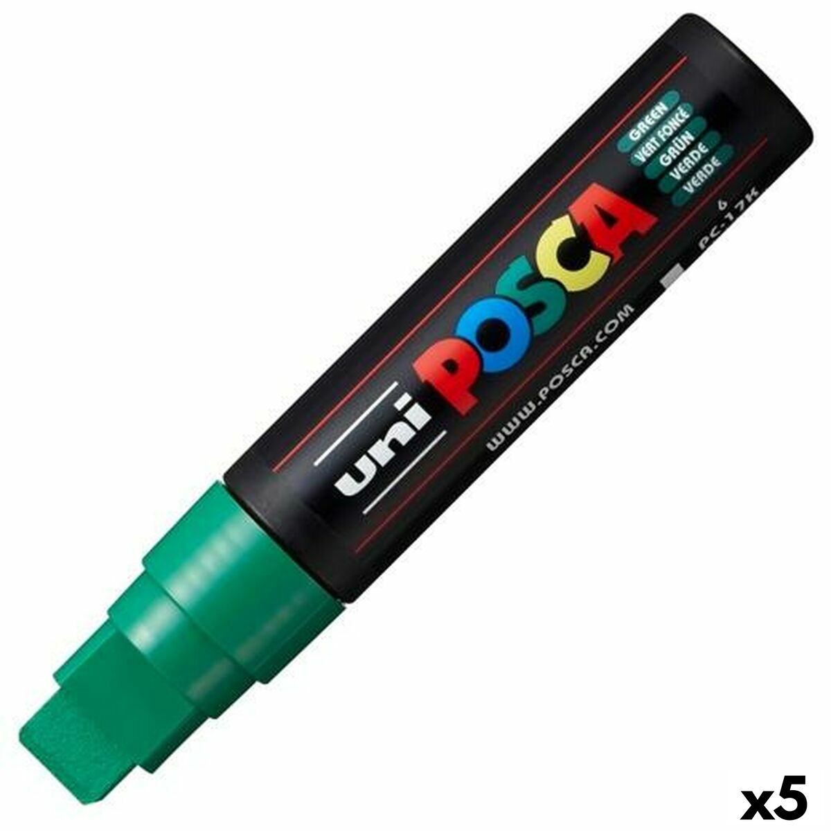 Rotuladores POSCA PC-17K Verde (5 Unidades)  Comprati.