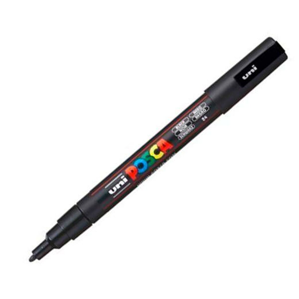 Rotulador POSCA PC-3M Negro (6 Unidades)  Comprati.