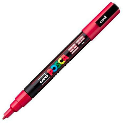 Rotulador POSCA PC-3M Rojo Oscuro (6 Unidades)  Comprati.