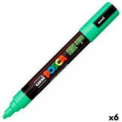 Rotulador POSCA PC-5M Verde Claro (6 Unidades)  Comprati.