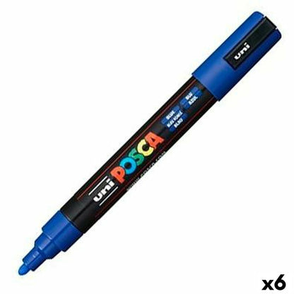 Rotuladores POSCA PC-5M Azul (6 Unidades)  Comprati.