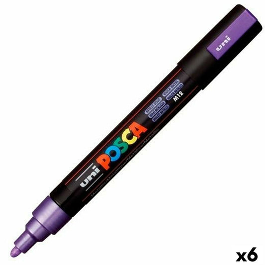 Rotulador POSCA PC-5M Violeta (6 Unidades)  Comprati.