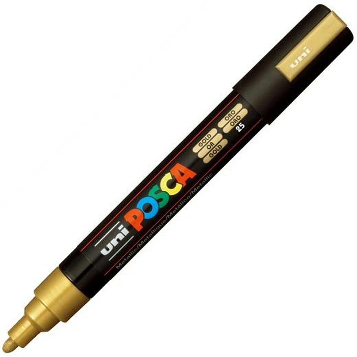 Rotuladores POSCA PC-5M Dorado (6 Unidades)  Comprati.