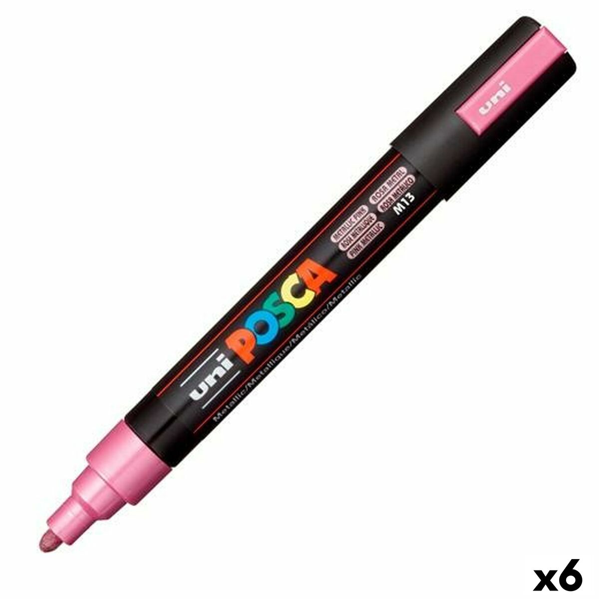 Rotulador POSCA PC-5M Rosa (6 Unidades)  Comprati.