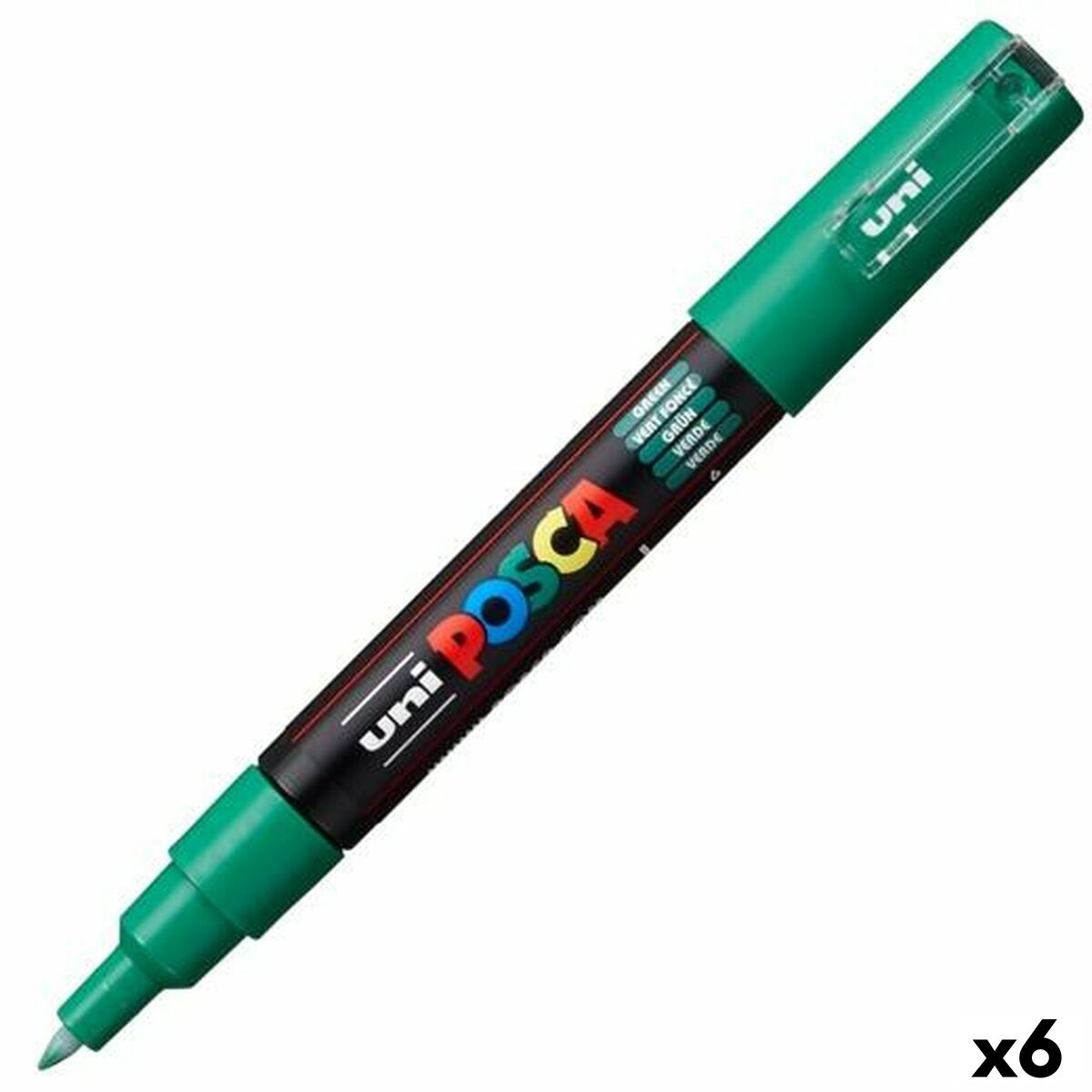 Rotuladores POSCA PC-1M Verde (6 Unidades)  Comprati.