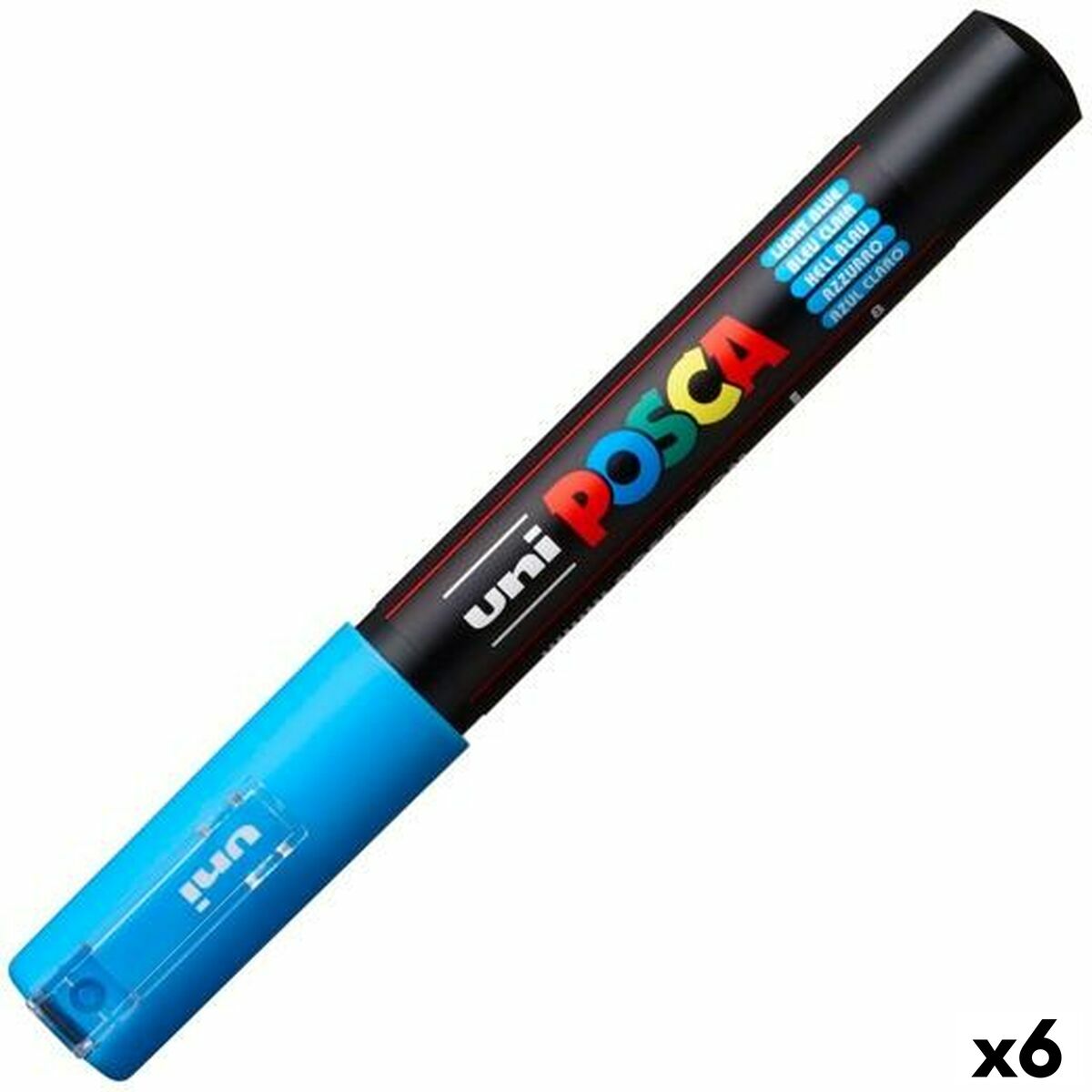 Rotulador POSCA PC-1M Azul Azul claro (6 Unidades)  Comprati.