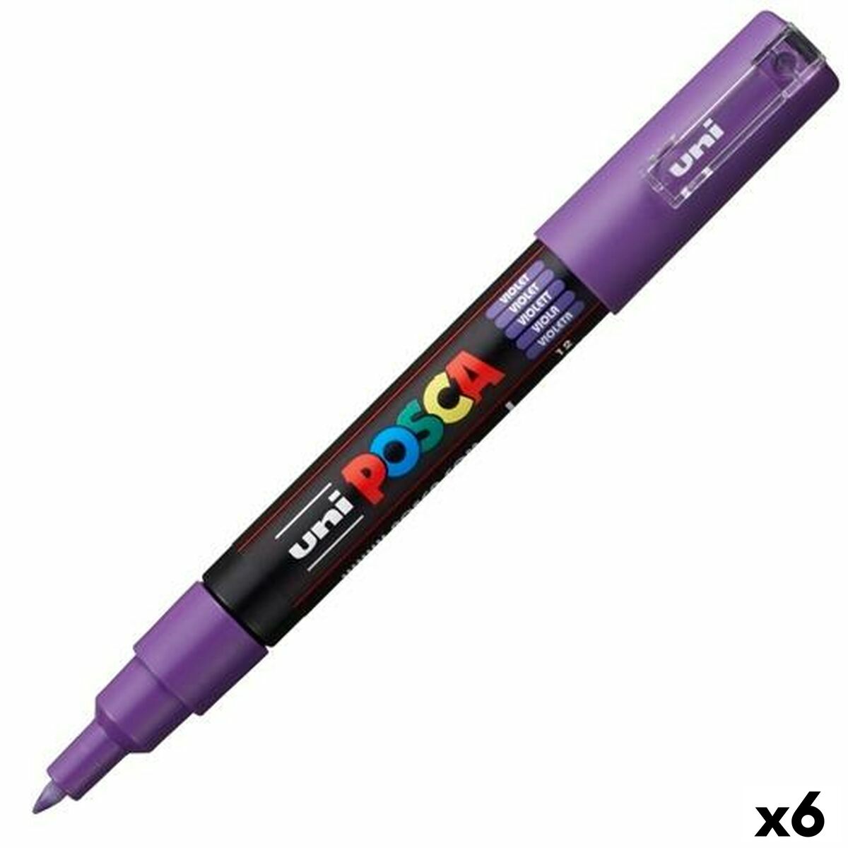 Rotuladores POSCA PC-1M Violeta (6 Unidades)  Comprati.