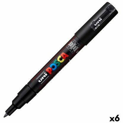 Rotulador POSCA PC-1M Negro (6 Unidades)  Comprati.