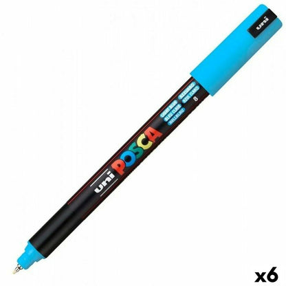 Rotuladores POSCA PC-1MR Azul Azul claro (6 Unidades)  Comprati.