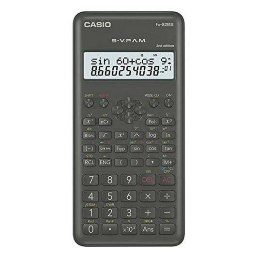 Calculadora Científica Casio FX-82 MS2 Negro Gris oscuro Plástico  Comprati.