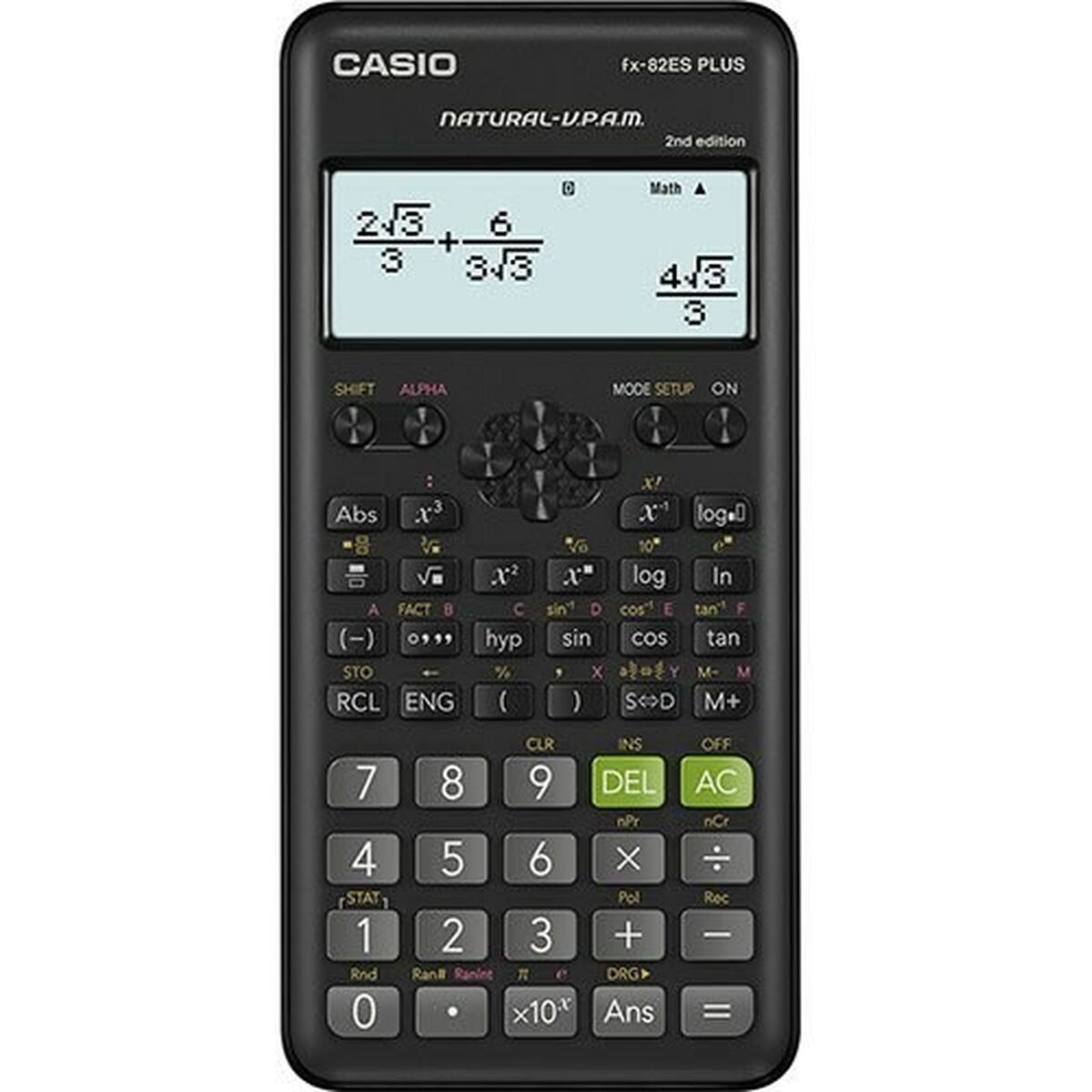 Calculadora Científica Casio FX-82ESPLUS-2 BOX Negro  Comprati.